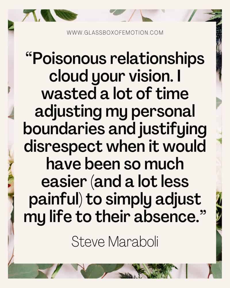 Steve Maraboli quote about boundaries in relationships